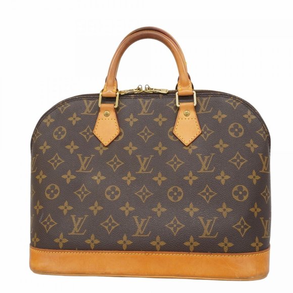 Louis Vuitton Monogram Alma Handbag M51130 Brown Women's - Picture 1 of 15